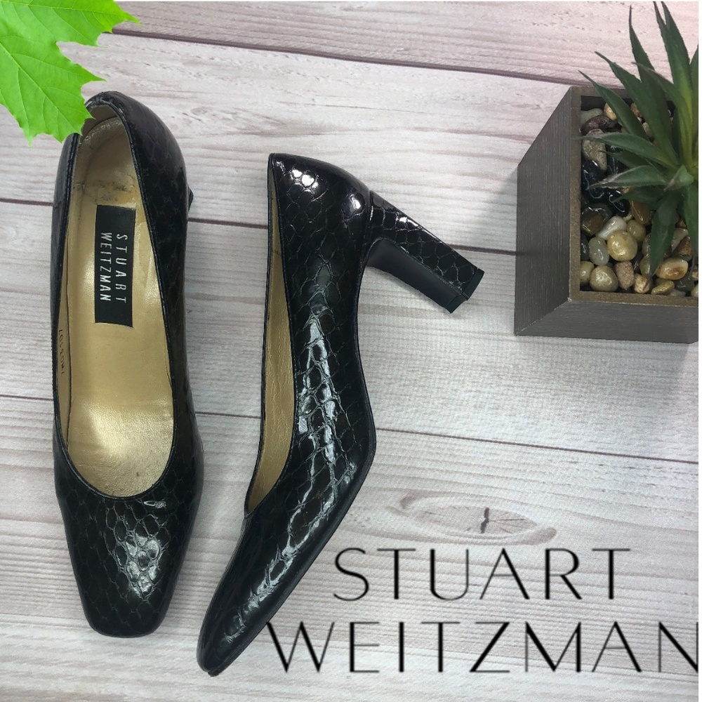 Stuart Weitzan Black Heels classic  Pumps